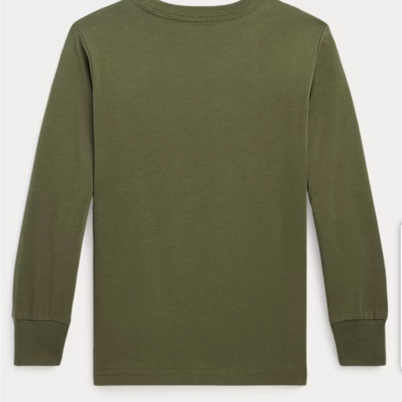 Polo by Ralph Lauren Kids Olive Utility Bear Long Sleeve Tee SZ XL 18-20 - Picture 3 of 9